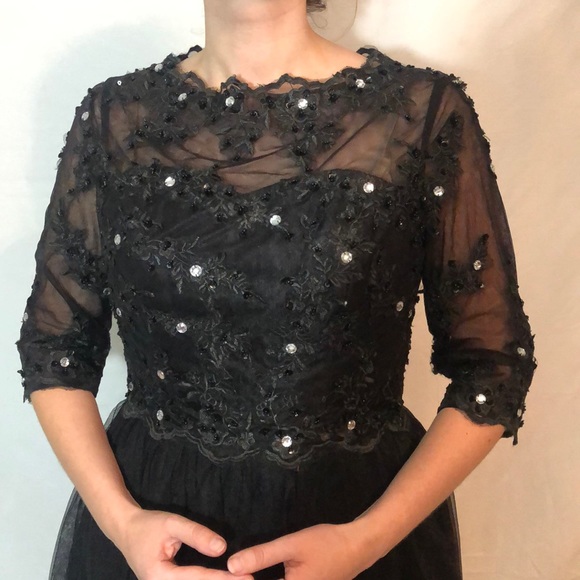 Prom Black long dress - Picture 6 of 14